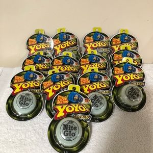 13 pk, Super Action Yoyo Nite Glo/ YoYos